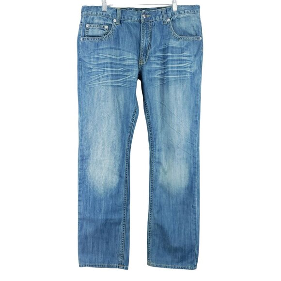 Antique River Relaxed Fit Jeans Men's Size 40x34 Light Wash - Picture 1 of 7